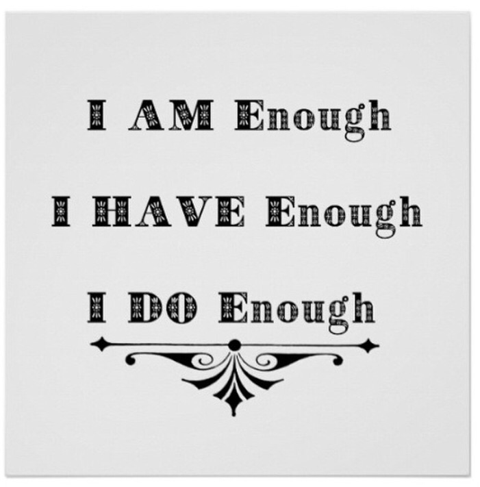I am enough TRUSELF Jewel. L am enough